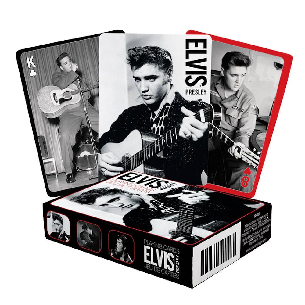 ELVIS PRESLEY エルヴィスプレスリー (生誕 90周年 ) - BW PLAYING CARDS / トランプ - PGS
